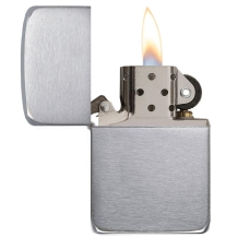 Zippo aansteker PL 1941 Replica brush chrome