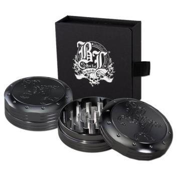 Deep Engraving Grinder 2-part - Black Leaf